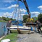 Sportboot sinkt im Mittellandkanal